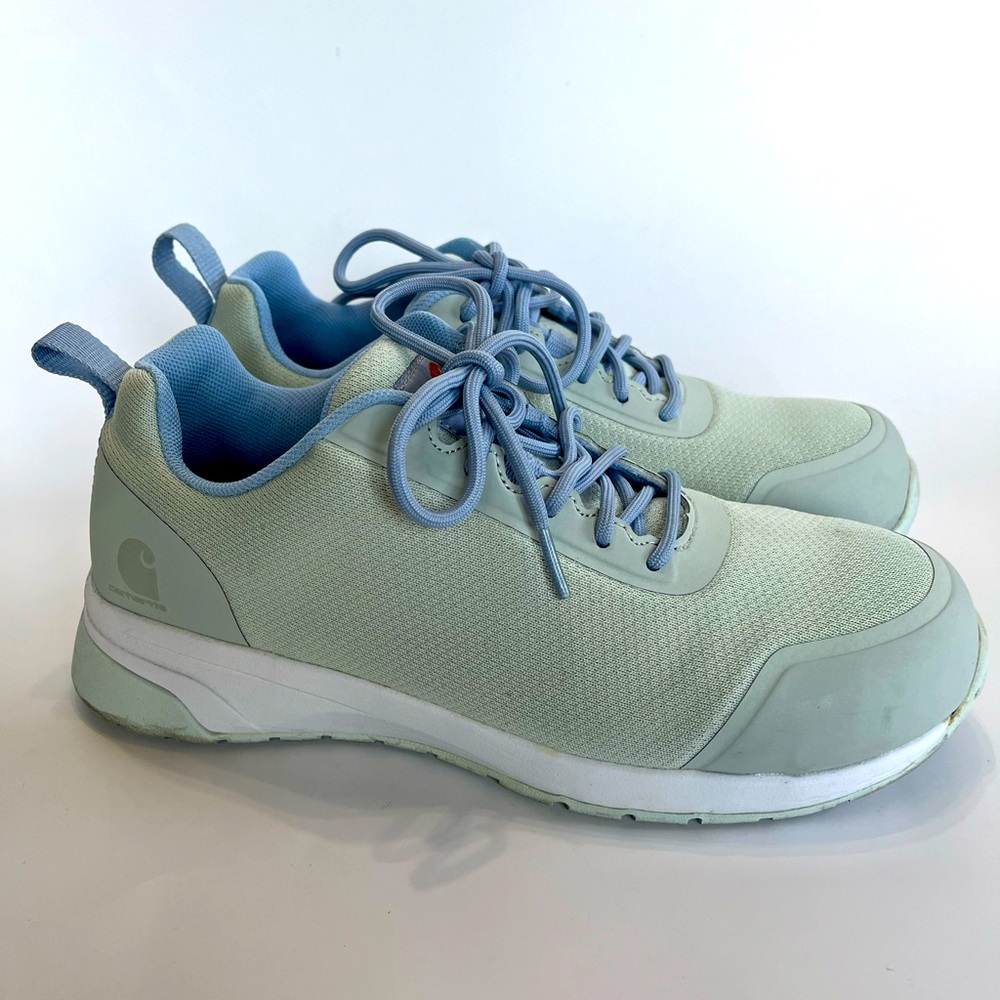 Carhartt Women's 9 Force Nano Composite Safety Toe Work‎ Shoe Gray Blue - Picture 3 of 12